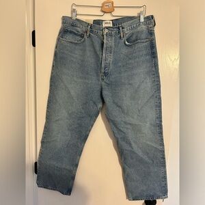 NWT Agolde 90s crop mid rise size 33